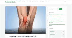 Desktop Screenshot of kneepainguide.com